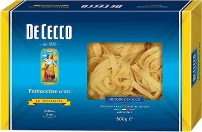 Produktbild von 10x Pasta De Cecco 100% Italienisch Fettuccine n 233 Nudeln 500g