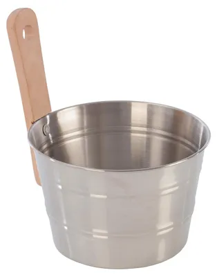 Infusieemmer aus Edelstahl mit Holzgriff, 4 Liter