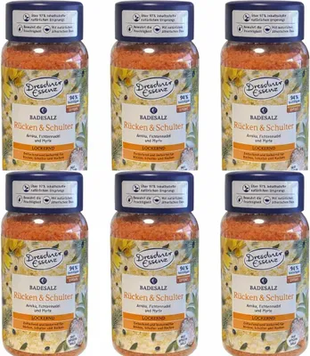 Produktbild von 6x 100 g Dresdner Essenz Badesalz Rücken & Schulter