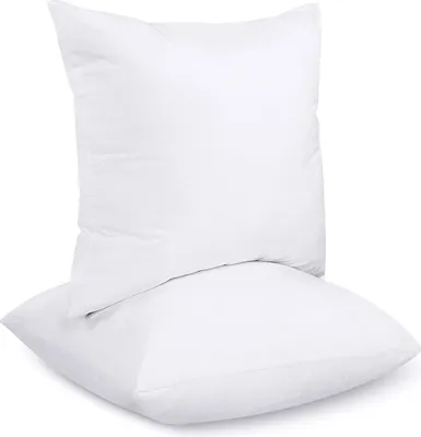 Produktbild von Kissen 40x40 cm, antiallergisch, glatte Mikrofaser, weiß, Silikon