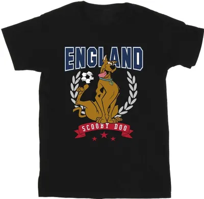 Produktbild von Scooby Doo - "England Football" T-Shirt für Herren BI45070 (L) (Schwarz)
