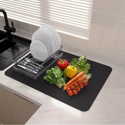 Image de Tapis de découpe en silicone, extra large, 70 x 50 cm, antidérapant, résistant à la chaleur, pour la cuisine