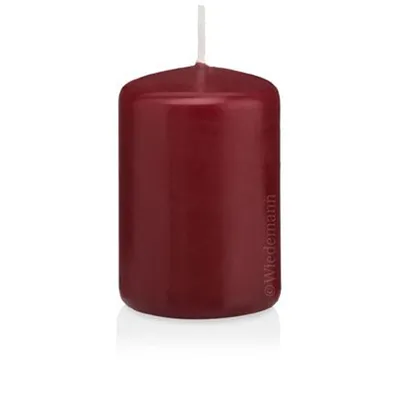 Produktbild von Kerzen Stumpenkerze Kleintray Kerzen Bordeaux 50X80mm 4 Stück