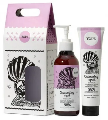Produktbild von YOPE SET Naturhaar-Shampoo Orientalischer Garten 300ml + Haarspülung Orientalischer Garten 170ml