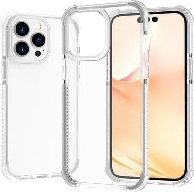 Produktbild von Mobigear Full Bumper iPhone 14 Hülle Hardcase Backcover Stoßfest - Weiß