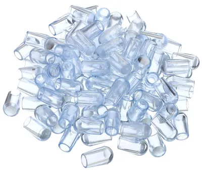 Spülbeckenschutz-Füße, 100 Stk., 5x8 mm, Kunststoff, transparent