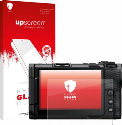 Produktbild von upscreen Schutzglas für Nikon ZR 2025 Schutzfolie Panzer Folie Glas Display Schutz klar