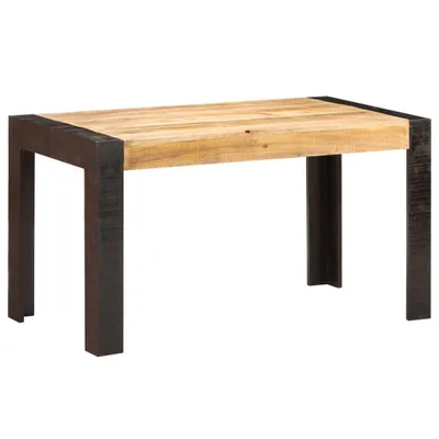 Produktbild von Esstisch 140x70x76 cm Raues Mango-Massivholz