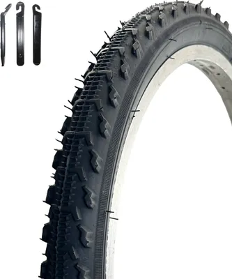 Produktbild von maxxi4you 1 x VEE Rubber V185 16" Fahrradreifen Schwarz 47-305 (16 x 1.75) inkl. maxxi4you Reifenheber