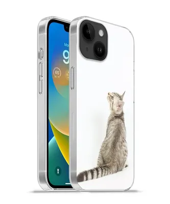 Produktbild von MuchoWow® Handyhülle Schutzhülle Hülle für Apple iPhone 14 - Softcase Katze - Haustiere - Fell Silikon Softcase Handy Hülle - Mobiltelefonhülle