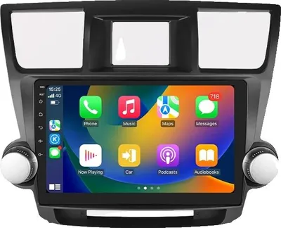 Immagine prodotto di Carplay, Multimedia-Radio, Touchscreen, Android 13, compatibile con Toyota Highlander XU40 2007-2013, P3CP