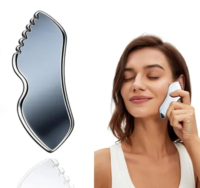 Immagine prodotto di Gua Sha in terahertz per massaggio viso e cura della pelle