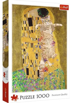 Obrázok produktu pre Puzzle 1000 Purrfekcyjny Pocałunek Bridgeman Trefl