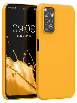 Produktbild von kwmobile Handyhülle für Xiaomi Redmi Note 11 / Note 11S Hülle - TPU Case - Kabelloses Laden - Schutzhülle Cover in Safran
