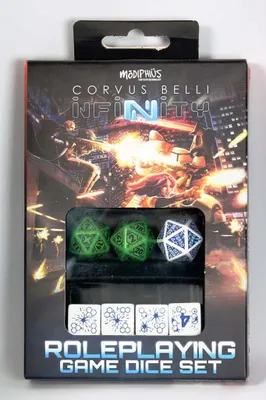 Image de Infinity RPG Ariadna Dice Set - Jeu de dés pour le jeu de rôle sur table
