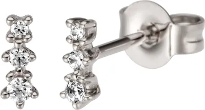 Produktbild von Ohrstecker 585 Gold Weißgold 6 Diamanten Brillanten