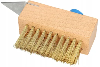 Immagine prodotto di Spazzola per fughe, spazzola metallica, spazzola per la pulizia, spazzola in acciaio, raschietto per fughe, spazzola (con o senza manico), SDKS