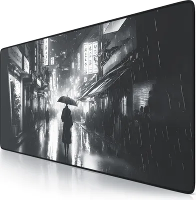 Produktbild von Titanwolf Gaming Mauspad XXL, Speed Mousepad 900 x 400 x 3 mm, Schreibtischauflage, abwaschbar, rutschfeste Rückseite, Geschwindigkeit & Präzision, Sumi-e Flower