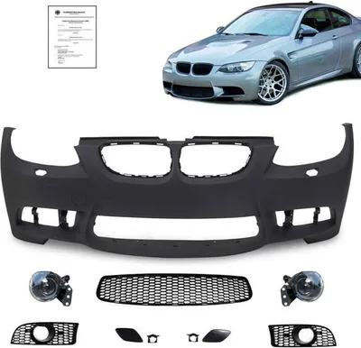 Produktbild von Sport Stoßstange vorne mit Nebelscheinwerfer PDC SRA ABE* paßt für BMW E92 Coupe E93 Cabrio