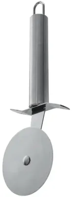 Image de Coupe-pizza - Couteau à pizza rond - Acier inoxydable - 20,5 cm - Argenté - LFGB