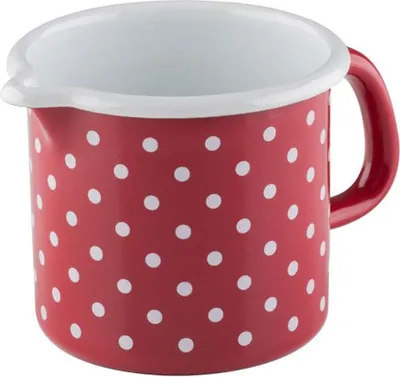 Produktbild von RIESS Schnabeltopf 10cm,0.75L PÜNKT.ROT