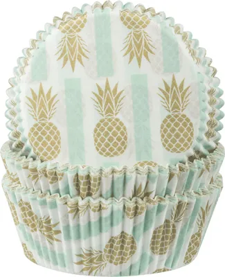 Produktbild von 60 Muffinförmchen Ananas, 5 x 2,5cm