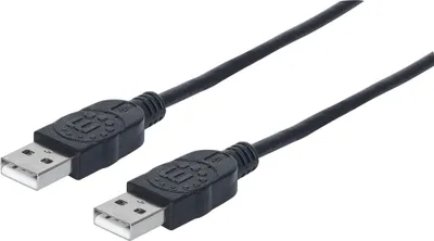 Produktbild von MANHATTAN USB 2.0 Anschlußkabel 1m A-Stecker/A-Stecker