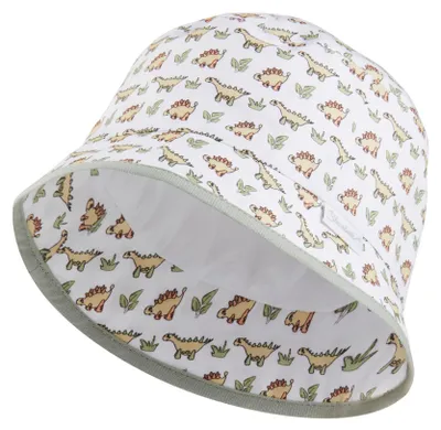 Productafbeelding van Sterntaler Fischerhoedje Dinos - Zonnehoedje voor jongens met dinosaurusprint - Baby bucket hat