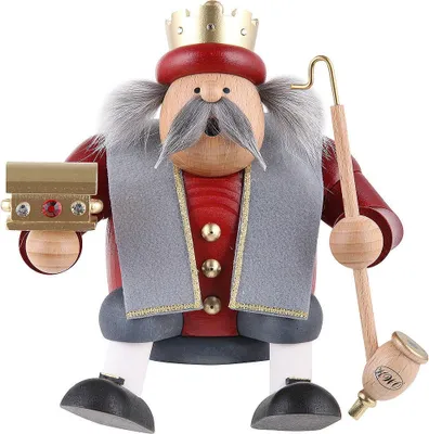 Produktbild von König Caspar - Kantenhocker (17cm) Räuchermann von KWO