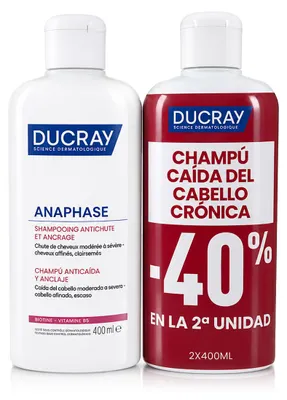 Immagine prodotto di ANAPHASE Shampoo contro la caduta dei capelli e il diradamento, confezione da 2 x 400 ml
