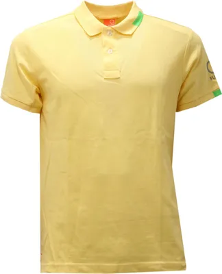 Productafbeelding van 1146AE heren polo SUNS, geel, katoenen T-shirt voor heren
