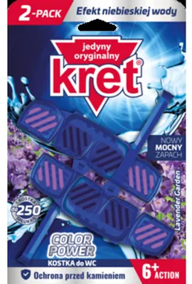 Zdjęcie produktu dla Kret Zawieszka do WC Lawenda, 2 x 40g