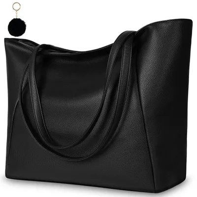 Immagine prodotto di Borsa a tracolla grande in ecopelle - Borsa a mano - Borsa spaziosa - Design elegante - Materiale resistente ai graffi