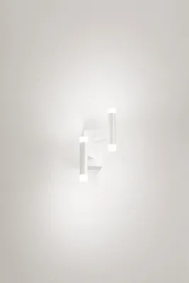 Image de Applique Led En Métal Blanc Mat, Design Moderne Avec Diffuseur Satiné, 12W 3000K, Dimmable Pour Éclairage D'Intérieur - Marque Perenz Moderne
