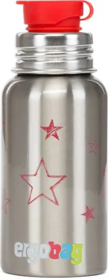 Immagine prodotto di ergobag bottiglia d' acqua Trinkflasche mit Silikonverschluss Sterne rosa