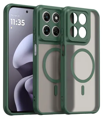 Produktbild von Magsafe Handyhülle für Motorola Moto G67 / G77 Hülle Magnet Case Cover Grün