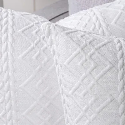 Produktbild von Famanu Kissenhüllen Set 2 Stück - 30 x 50 cm, Weiß