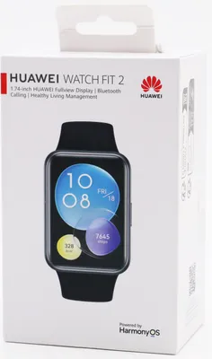 Produktbild von Huawei Watch Fit 2 Active Smartwatch 1.74″ AMOLED Bluetooth-Calls schwarz