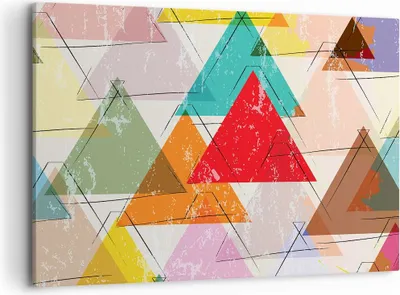 Produktbild von Bild auf Leinwand - Leinwandbild - Abstraktion modern - 100x70cm - Wand Bild - Wanddeko - Leinwanddruck - Bilder - Kunstdruck - Wanddekoration - Leinwand bilder - Wandkunst - AA100x70-3685