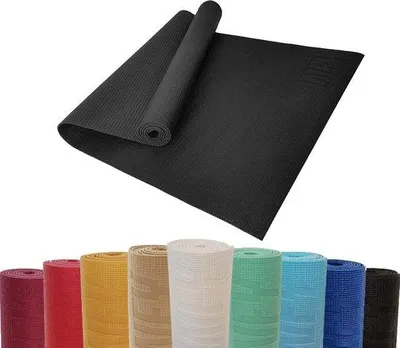 Image de Tapis de yoga en PVC écologique 183 x 61 cm, antidérapant, idéal pour le yoga et le fitness