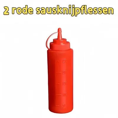 Zdjęcie produktu dla Pompy do soków – z pokrywką – do domowej kuchni Pompy do soków z króćcem wlotowym – 300 ml – czerwone