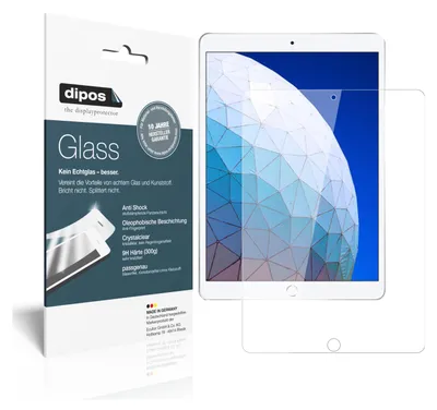 Produktbild von 2x Schutzfolie für Apple iPad Air (3.Gen 2019) 10.5 Zoll - 9H Folie dipos