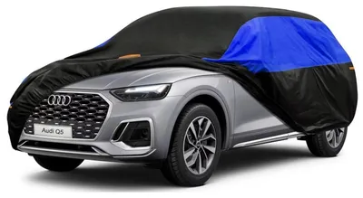 Obrázok produktu pre Ochranný obal na auto, vodeodolný a priedušný, pre model Audi Q5 (ročníky 2008-2024), farby: čierna, modrá