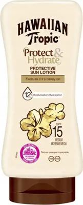 Immagine prodotto di Lozione Solare Hawaiian Tropic Protect & Hydrate SPF 15 - 180ml