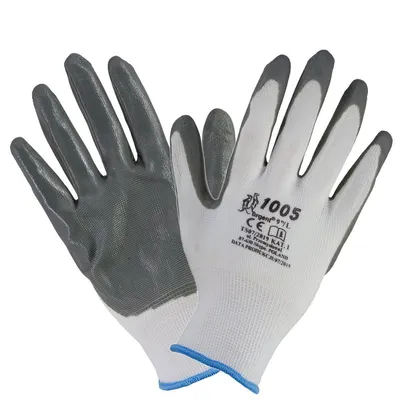 Produktbild von 12 Paar Arbeitshandschuhe 1005 Sicherheitshaschuhe Montagehandschuhe Nitril (1005-12_10)