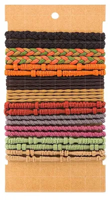 Produktbild von Solidchoice – Bunte Haarspangen im Bohème-Stil, 20 Stück in 4 Designs und 10 Farben