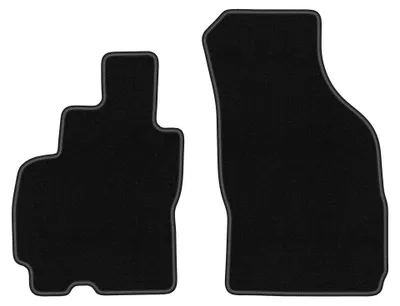 Produktbild von Velours-Fußmatten Vorne für Hyundai Atos 1997-2008 (Schrägheck) – 2-tlg, Schwarz, passgenau – Wielganizator BASIC