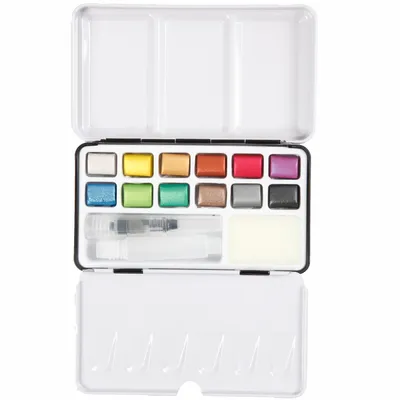 Obrázek produktu pro Metalická barva Art Aqua Aquarel, 12 barev