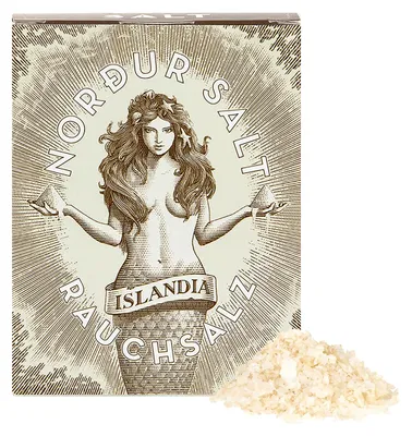 Produktbild von Nordur Artic Sea Salt Flakes smoked - geräucherte Meersalzflocken