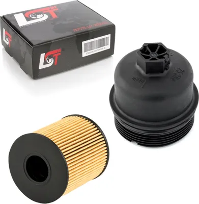 Produktbild von Ölfilter Filtereinsatz Set Ölfilterdeckel Kappe für OPEL MINI VOLVO
